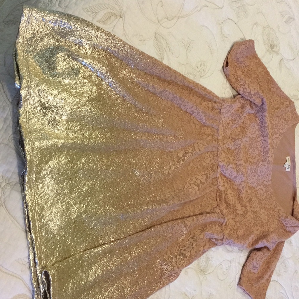 Super fun rose gold dress